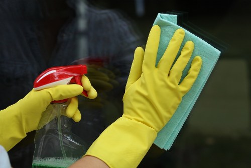 Cleaner in EC1 servicing a modern London property