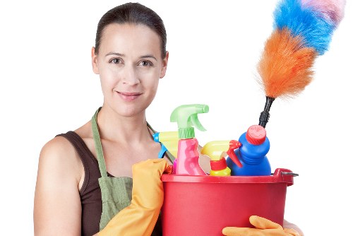 Professional oven cleaning service in an EC1 kitchen