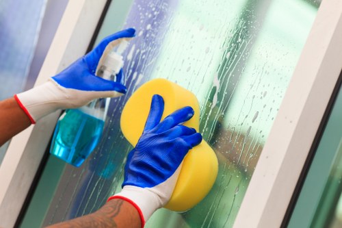 Office cleaners in EC1 maintaining workspaces