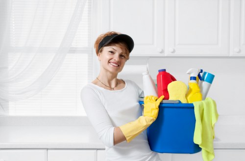 Local cleaner in EC1 handling office cleaning tasks